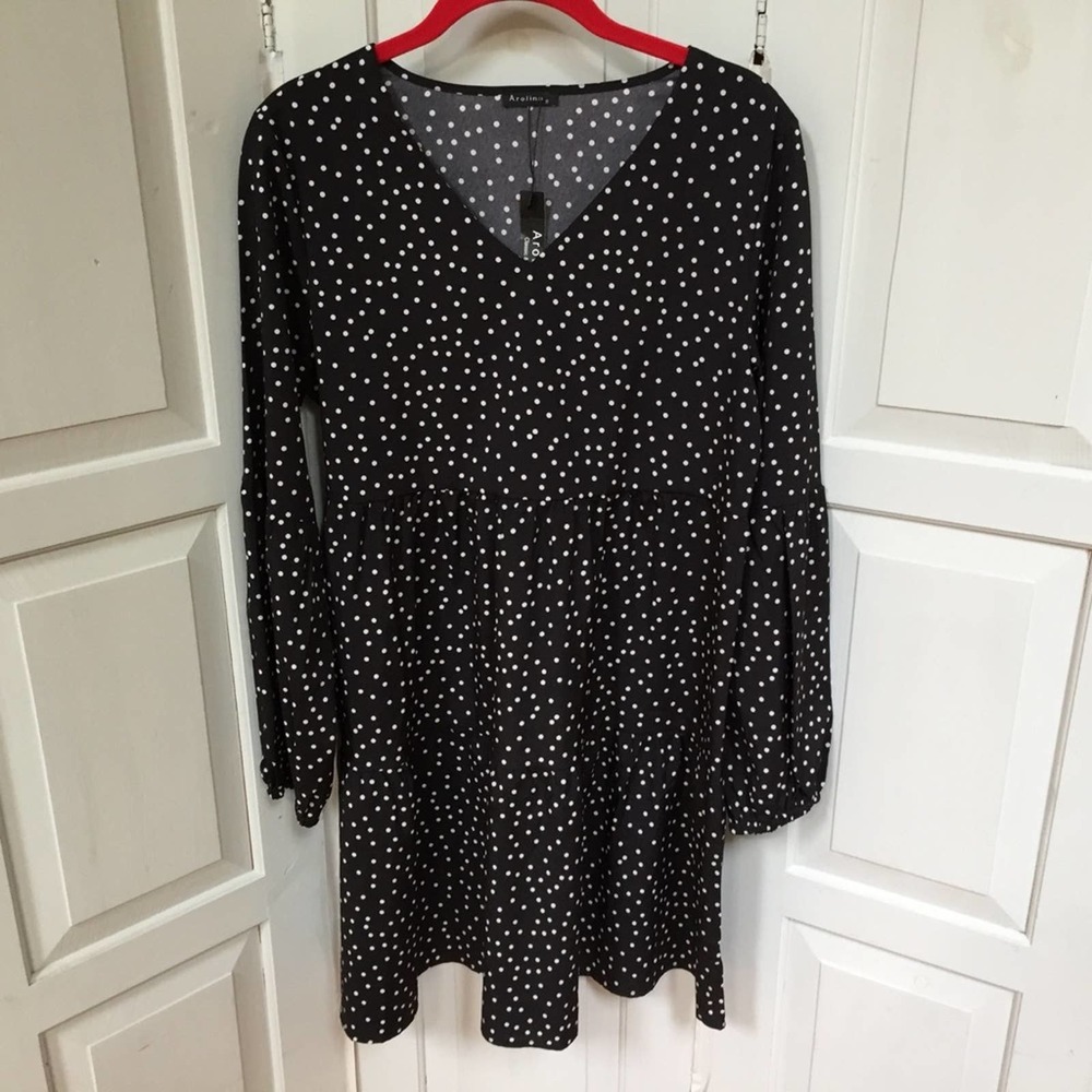 Arolina Black & White Tunic Dress
